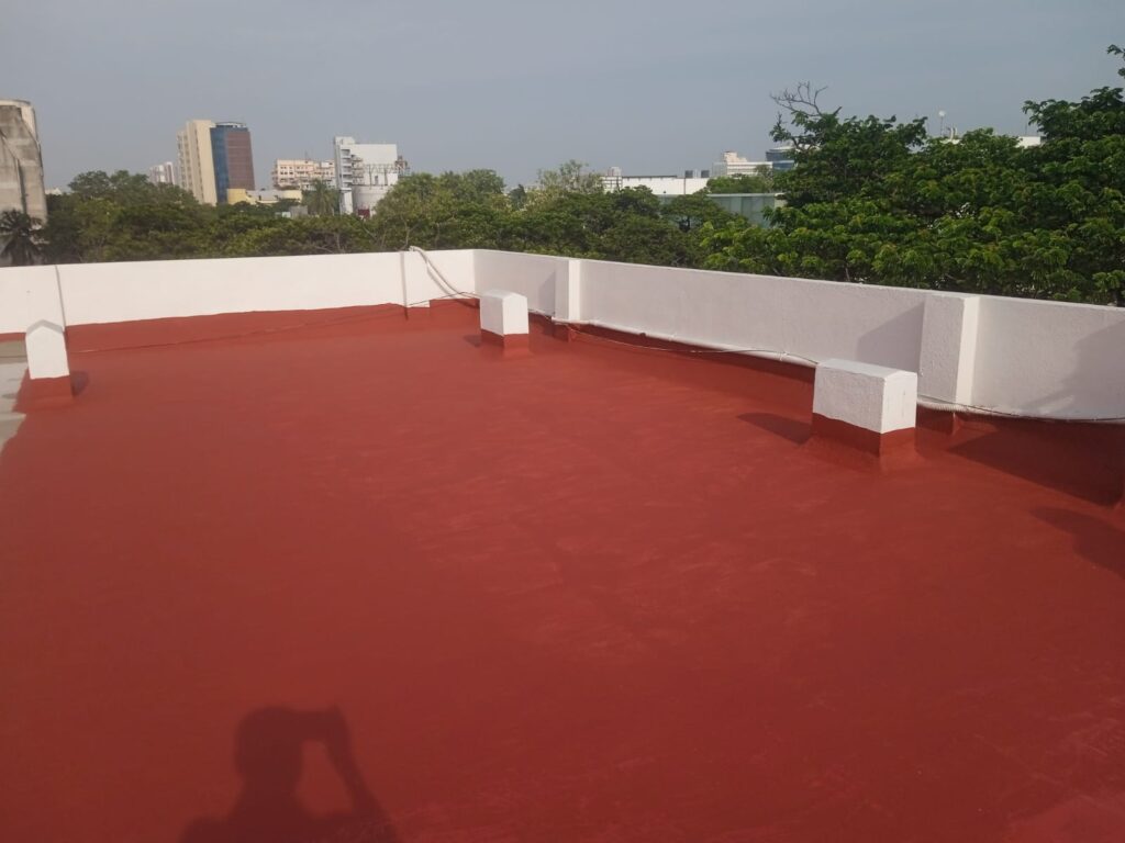 fiber mesh waterproofing teracotta color